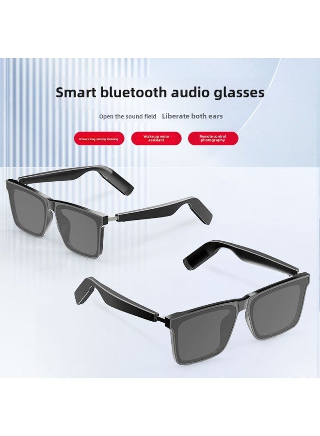 Manufacturers 2024 Private Model Bluetooth Sunglasses Listen To Songs And Call Driving Fishing Outdoor Essential Artifact-Color:Black - Image 2