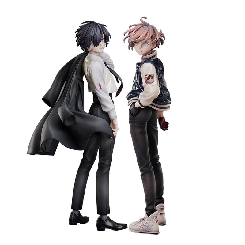 Puruuige 2PCS Dazai Osamu Figure 8.6â€˜â€™ BSD Nakahara Chuuya Teenagers Anime Figurine Model Desktop Collectibles Gifts - Image 1