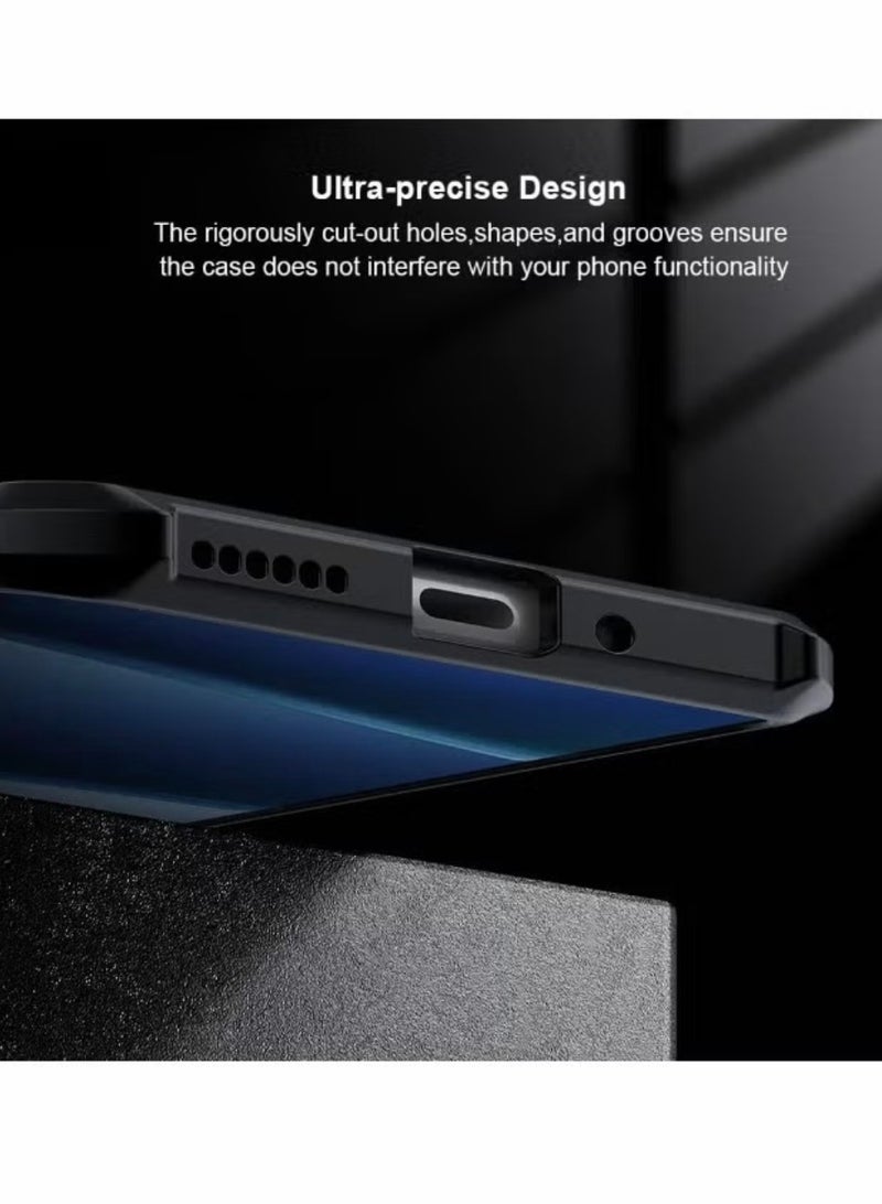 Xundo Clear Case for Xiaomi Redmi Note 15 5G/4G | Premium Rugged | Durable Shock-absorbing Frame | Black Border | Thermoplastic Polyurethane | Airbag Anti-drop Protection - Clear - Image 5