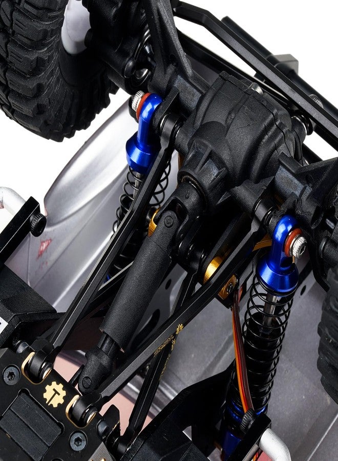 مجموعة وصلات هيكل نحاسية عالية الخلوص من TCRC لترقيات سيارة Redcat Ascent-18 RC Rock Crawler بمقياس 1/18، طلاء أسود - Image 2