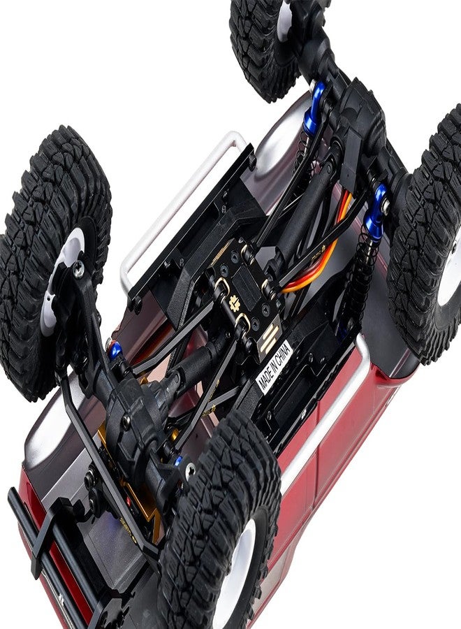 مجموعة وصلات هيكل نحاسية عالية الخلوص من TCRC لترقيات سيارة Redcat Ascent-18 RC Rock Crawler بمقياس 1/18، طلاء أسود - Image 4