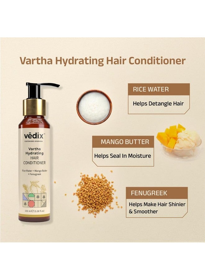 Vedix Ayurvedic Hair Growth Kit | 5 Product Kit | For Dry Hair, Dry Scalp, Curly Hair | Vedix Hair Oil, Shampoo, Serum, Mask, Conditioner Set - Image 3