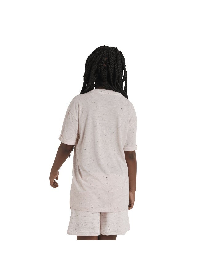 Adidas G Fi Bl T Pink Training T-Shirts 7-8Y  - Image 4