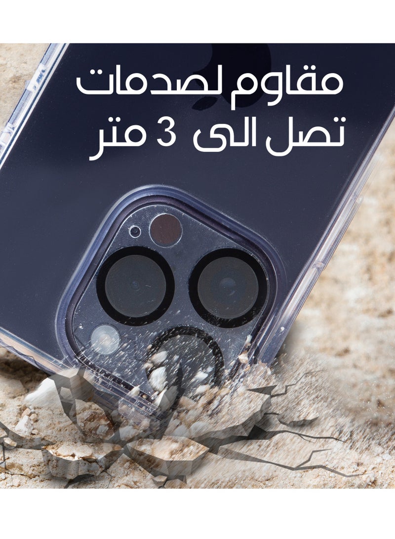 Mass Transparent diamond crystal clear protection cover with MagSafe charger for iPhone 15 Pro  - Image 5