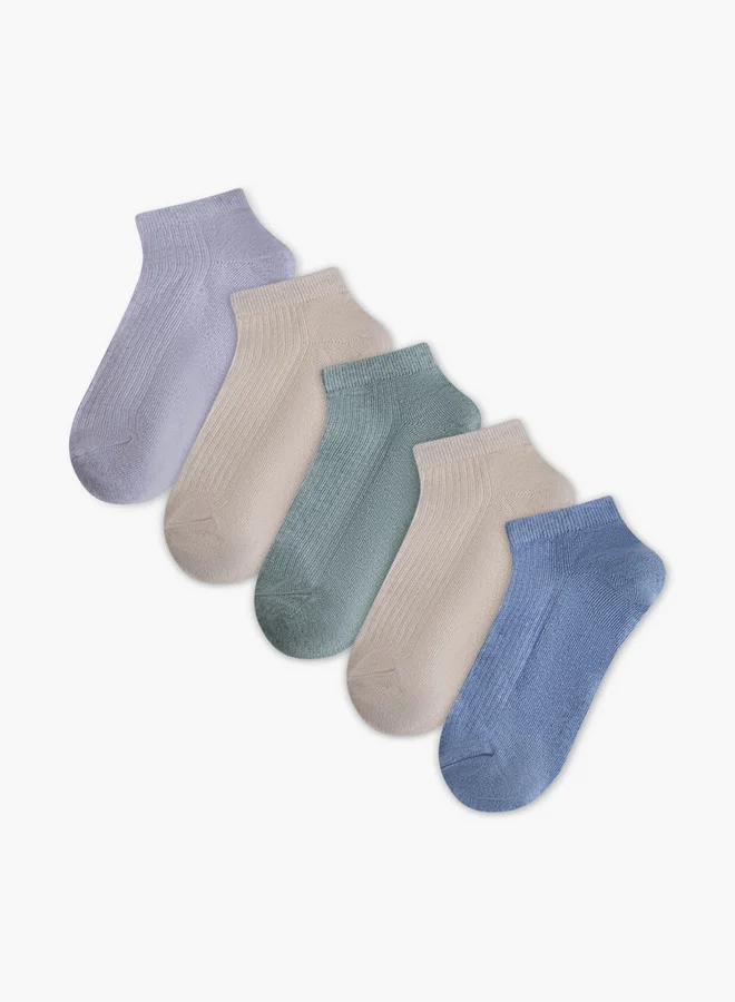 سيليست جوارب بطول الكاحل بنقوش - مجموعة من  قطع