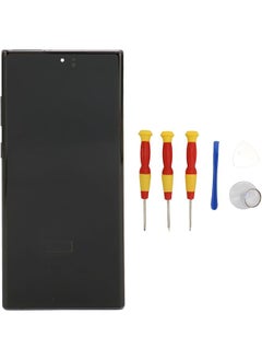 مجموعة شاشة رقمية أصلية مقاس 6.8 بوصة بديلة لهاتف Galaxy Note 10 Plus شاشة عرض LED رقمية لهاتف Note 10 Plus مع أداة إطار للإصلاح