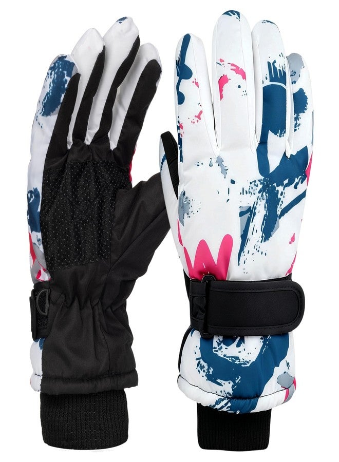 Eohak Kids Winter Ski Gloves Boys Girls Youth Water-Repellent Thermal Snow Snowboarding Gloves for Outdoor Activities - Image 5