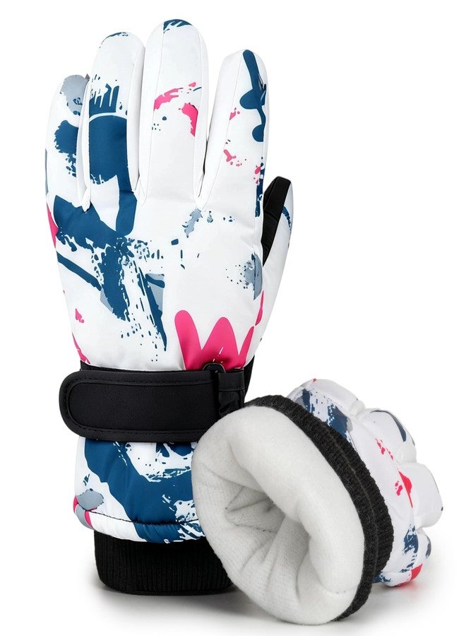 Eohak Kids Winter Ski Gloves Boys Girls Youth Water-Repellent Thermal Snow Snowboarding Gloves for Outdoor Activities - Image 2