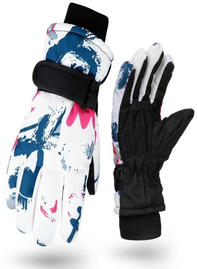 Eohak Kids Winter Ski Gloves Boys Girls Youth Water-Repellent Thermal Snow Snowboarding Gloves for Outdoor Activities - Image 1