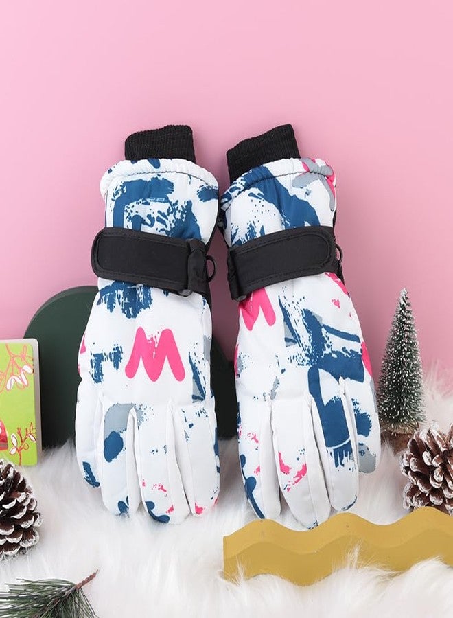Eohak Kids Winter Ski Gloves Boys Girls Youth Water-Repellent Thermal Snow Snowboarding Gloves for Outdoor Activities - Image 3
