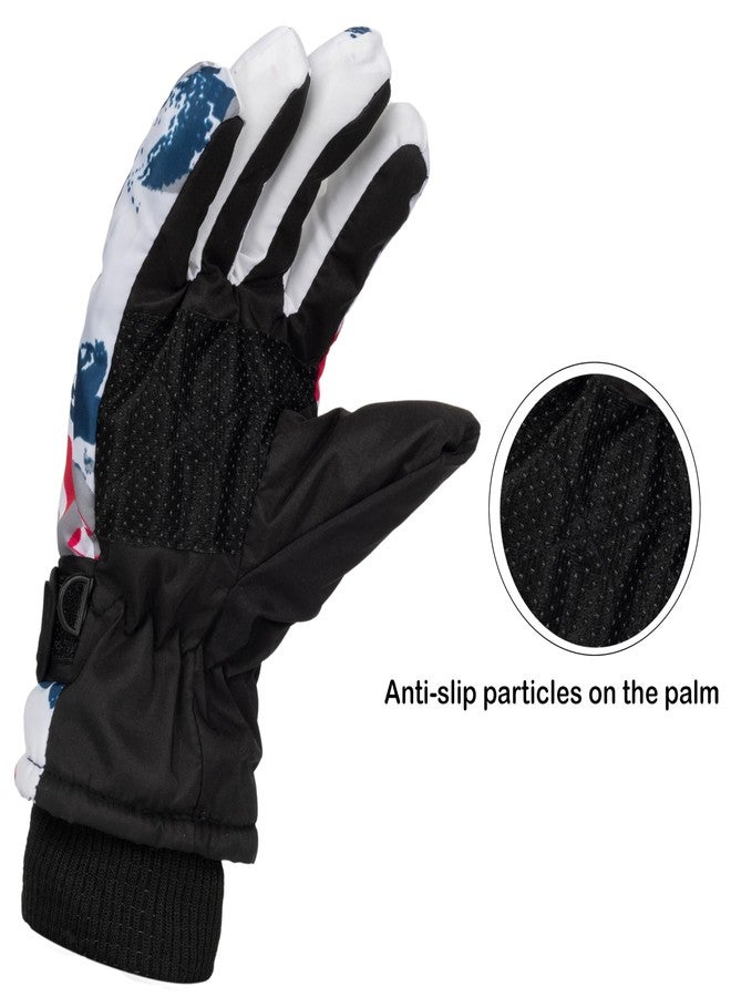 Eohak Kids Winter Ski Gloves Boys Girls Youth Water-Repellent Thermal Snow Snowboarding Gloves for Outdoor Activities - Image 4