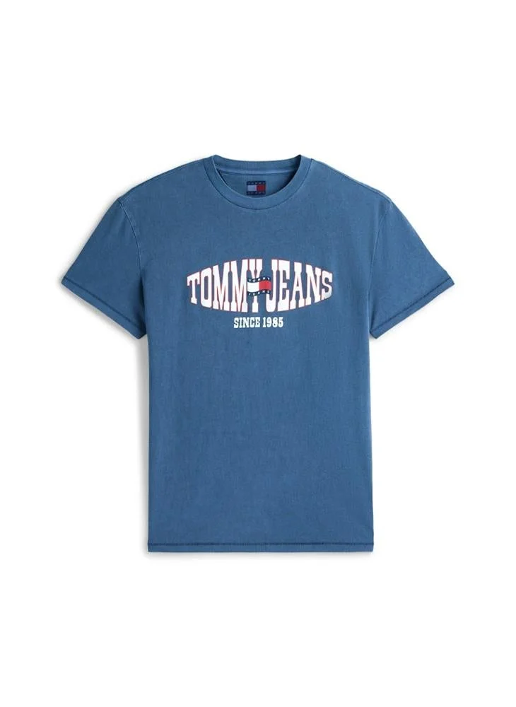 TOMMY JEANS  Wavy Flag Jersey T-Shirt for Men | Best Price UAE