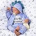 ADFO Reborn Baby Dolls Girl Realistic 20 inch Lifelike Realistic Girl Newborn Real Life Baby Girl Dolls Soft Vinyl and Cloth Body with Clothes and Toy Gift for Kids Age 3 - Image 3