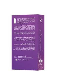 Forever 10-Piece Extra Time Premium Natural Latex Condoms  - Image 2