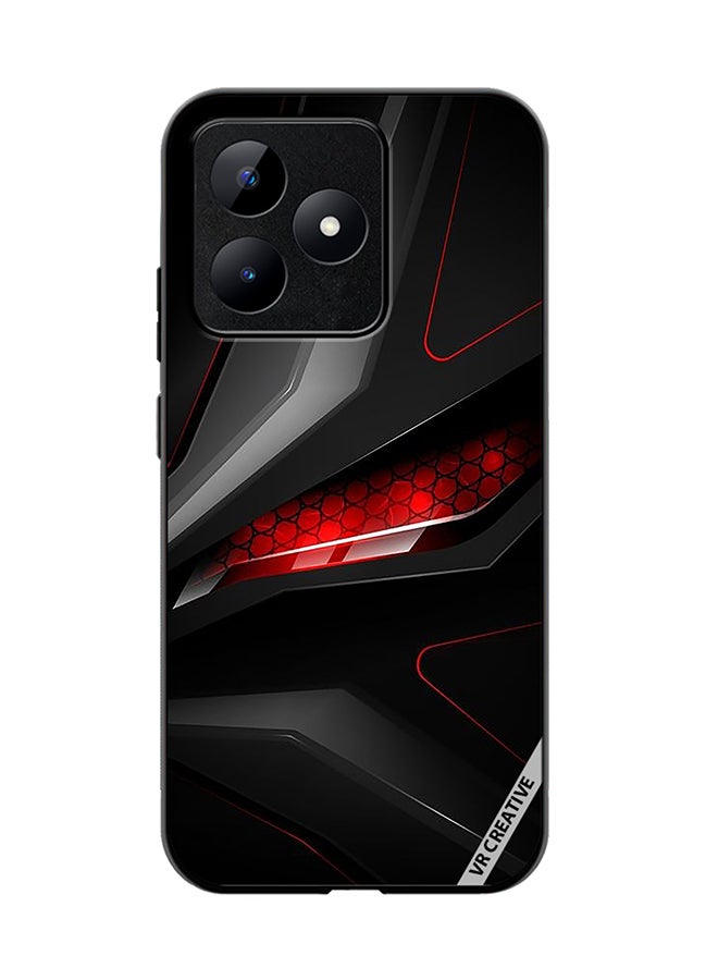 VR CREATIVE Protective Case Cover For Realme C53 Neon Texture Design Multicolour - Image 1