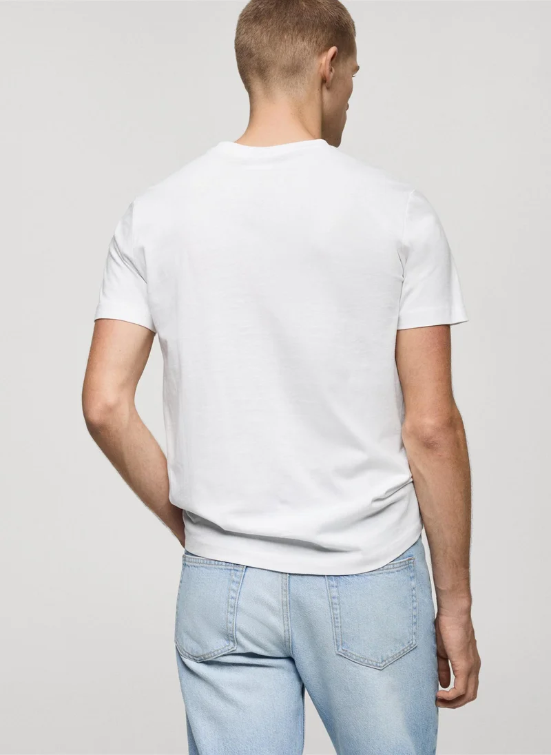 مانجو مان Essential Crew Neck T-Shirt