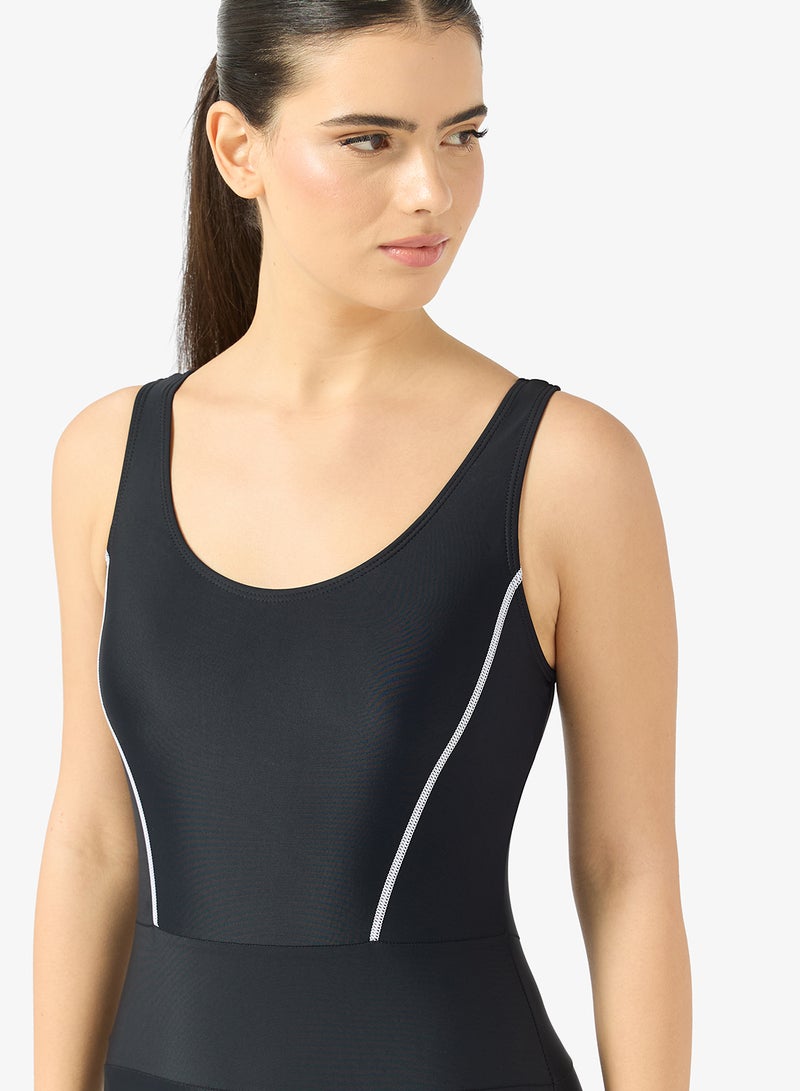 فورورد بلوزة واقية من الطفح الجلدي بفتحة رقبة مستديرة وزخرفة - Image 3