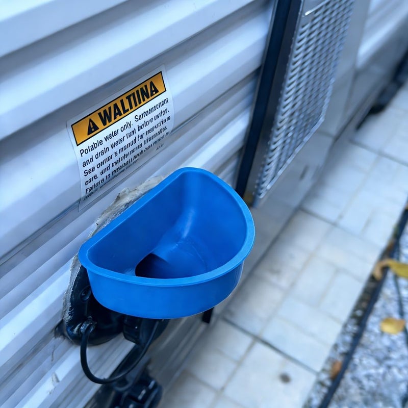 Rv Freshwater Funnel Easy Install Rv Freshwater Tank Filling Funnel Suitable For Rvs And Trailers - Image 2