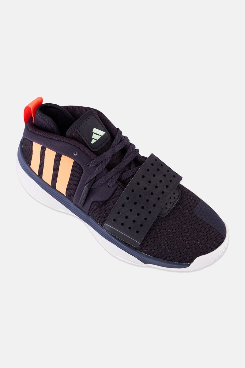 Adidas Men Dame 8 Extply Lace Up Basketball Shoes, Dark Purple - Image 1