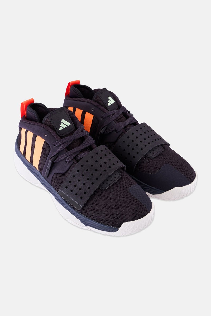 Adidas Men Dame 8 Extply Lace Up Basketball Shoes, Dark Purple - Image 2