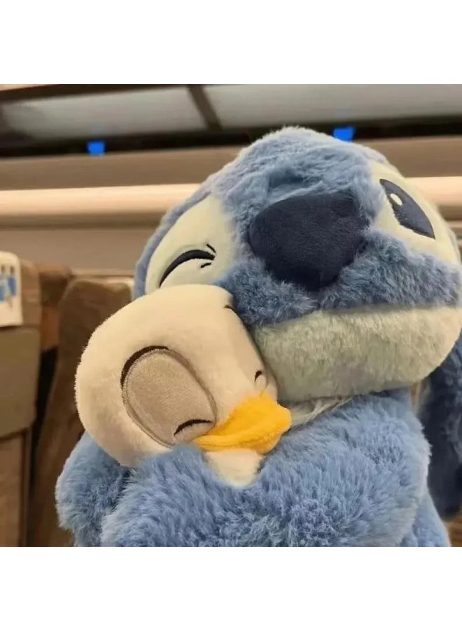 ماجنوليا دمى استيتش المحشوة حامل البطه، حجم كبير 50 سم، ازرق- هدية جميلة للفتيات والنساء والخطوبة - Image 2