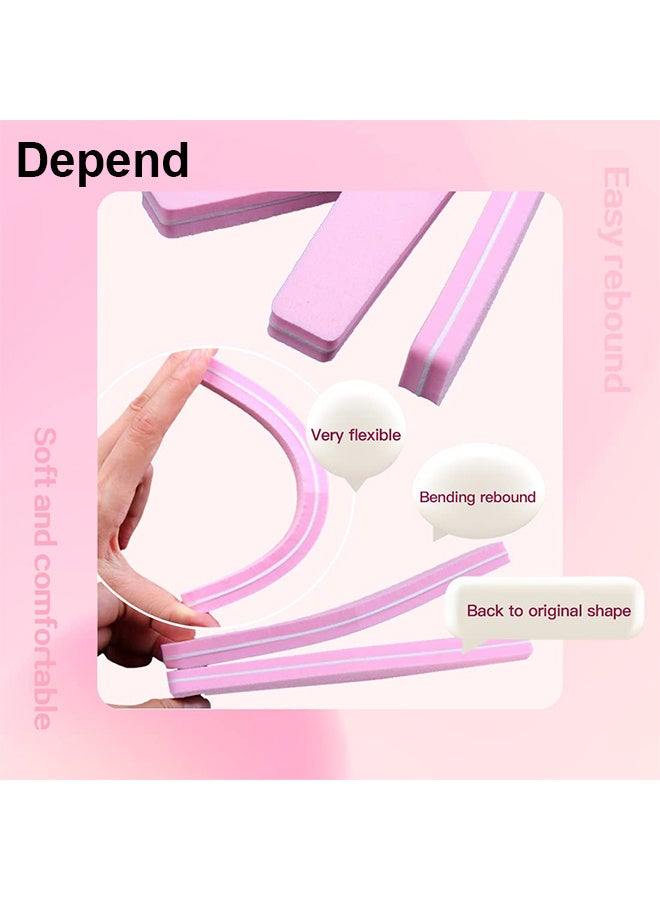 Depend 6-Piece Nail File with Brush Pedicure And Manicure Tool Set, Nail Buffers Blocks, Nail Files and Buffers Sanding Buffer for Acrylic Nails Way Buffing File Grit - Image 4