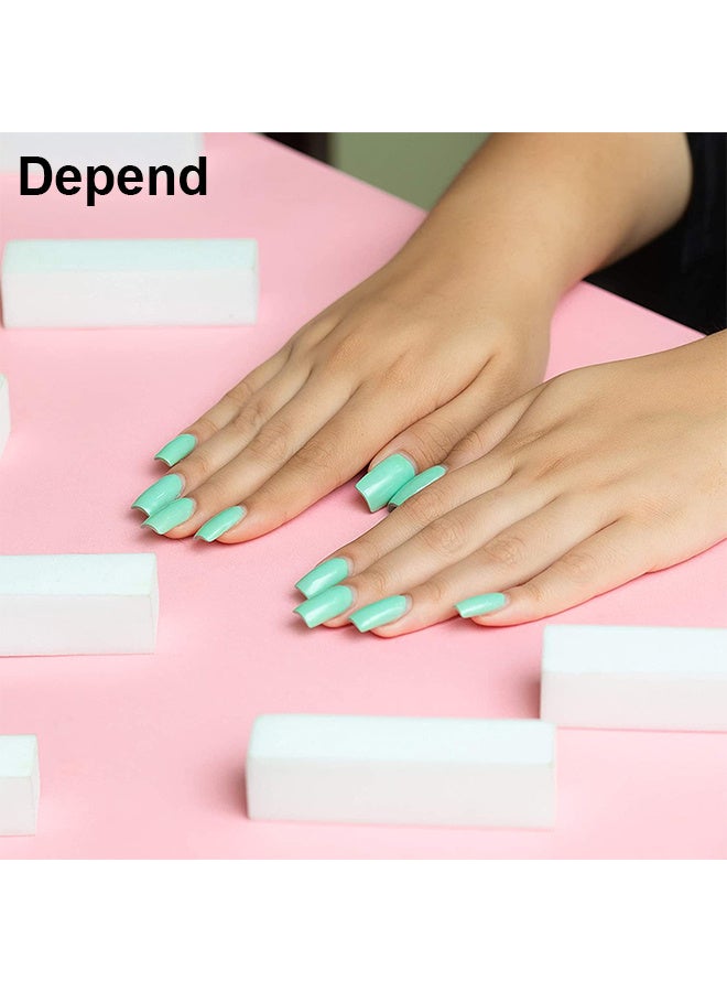 Depend 6-Piece Nail File with Brush Pedicure And Manicure Tool Set, Nail Buffers Blocks, Nail Files and Buffers Sanding Buffer for Acrylic Nails Way Buffing File Grit - Image 3