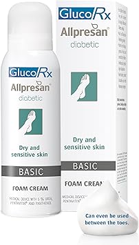 GlucoRx Allpresan Diabetic Foot Foam Cream Basic 125ml - Image 1