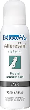 GlucoRx Allpresan Diabetic Foot Foam Cream Basic 125ml - Image 2