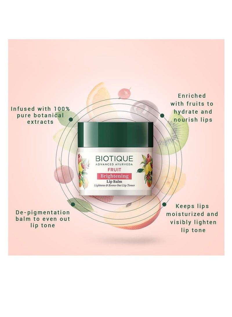 Biotique مرطب الشفاه بيو فروت لتبييض وتفتيح البشرة 12 جرام - Image 3