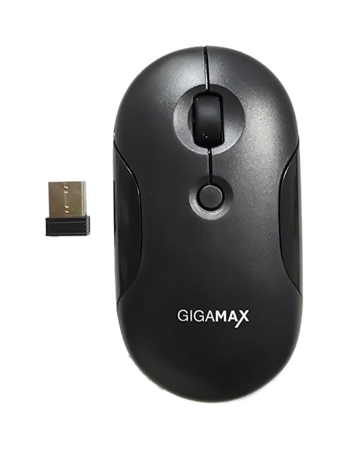 جيجاماكس ماوس لاسلكى G1200 بموصل USB بتصميم عصرى من جيجا ماكس - Image 1