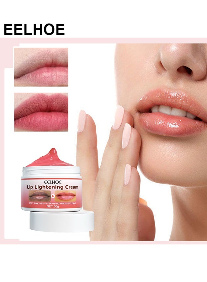 EELHOE Lip Lightening Cream - Moisturizing Natural Lip Repair Chapstick Lip Stain - Reduce Dullness Reduce Lipwrinkles For Dry Cracked And Dark Lips - Image 3