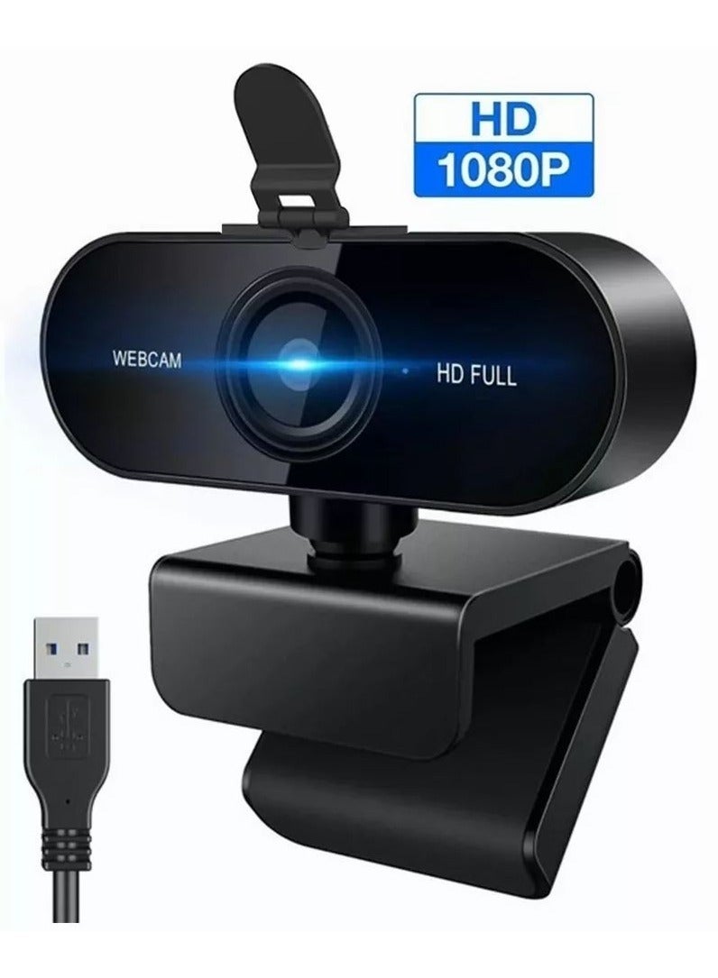 USB Webcam Full HD 1080p Live Streaming with Microphone  - Image 1