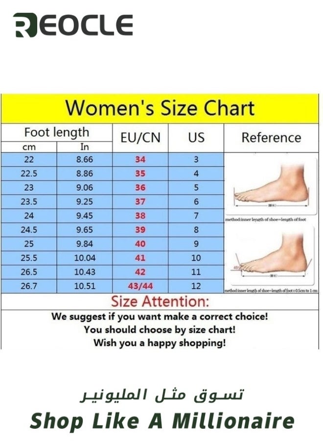 REOCLE - Women's Rhinestone Platform Loafers Glitter Fashion Slip-On Sparkle Bling Sequin Sneakers Casual Flat Comfort Sneaker - Image 1