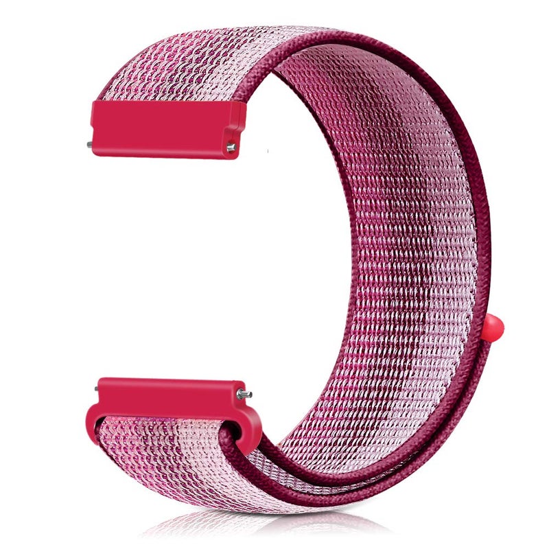 AVOD 18mm Nylon Sport Quick Release Watch Bands Compatible with Garmin Venu 3S/Venu 2S/Vivoactive 4S/Vivomove 3S/Active S/Forerunner 265(42mm)/Fossil Women's Gen 6 42mm/5E 42mm/Gen 4 Sport Women Men - Image 1
