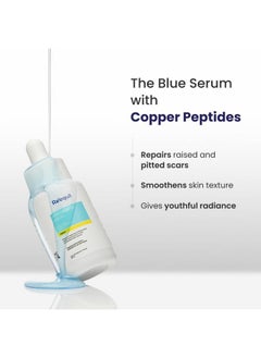 RE' EQUIL RE' EQUIL Pitstop Blue Copper Peptide Serum, Repairs Acne Scars & Pitted Marks, Evens Skin Tone & Reduces Blemishes, For All Skin Types, 25 Ml  - Image 2