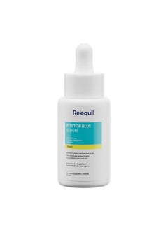 RE' EQUIL RE' EQUIL Pitstop Blue Copper Peptide Serum, Repairs Acne Scars & Pitted Marks, Evens Skin Tone & Reduces Blemishes, For All Skin Types, 25 Ml  - Image 1