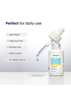 RE' EQUIL RE' EQUIL Pitstop Blue Copper Peptide Serum, Repairs Acne Scars & Pitted Marks, Evens Skin Tone & Reduces Blemishes, For All Skin Types, 25 Ml  - Image 5