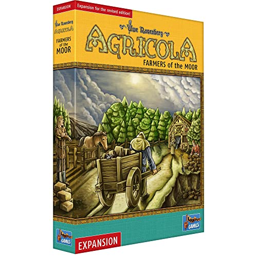 Lookout Agricola Revised Edition Farmers of The Moor Expansion Strategy Game for Adults and Teens Advanced Board Game Ages 12 14 Players Avg Playtime 90 Minutes Made by Lookout Games - Image 1