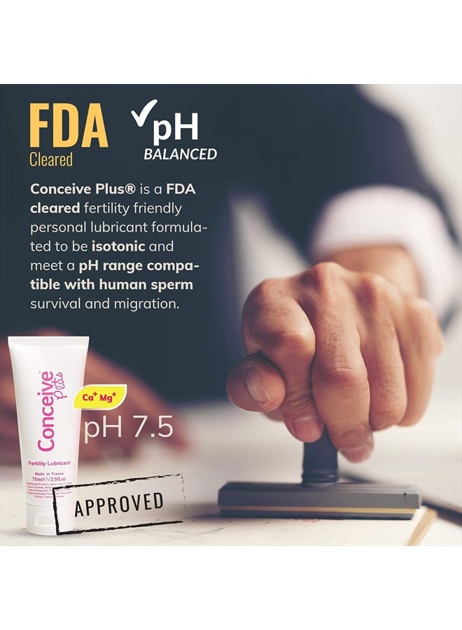 conceive plus fertility personal lubricant Amazon.com: Conceive Plus Fertility Lubricant for TTC Couples – pH  Balanced, Sperm Friendly Gel with Magnesium and Calcium – Water Based  Fertility Lube – 2.5 oz Tube : Health & Household main image 0