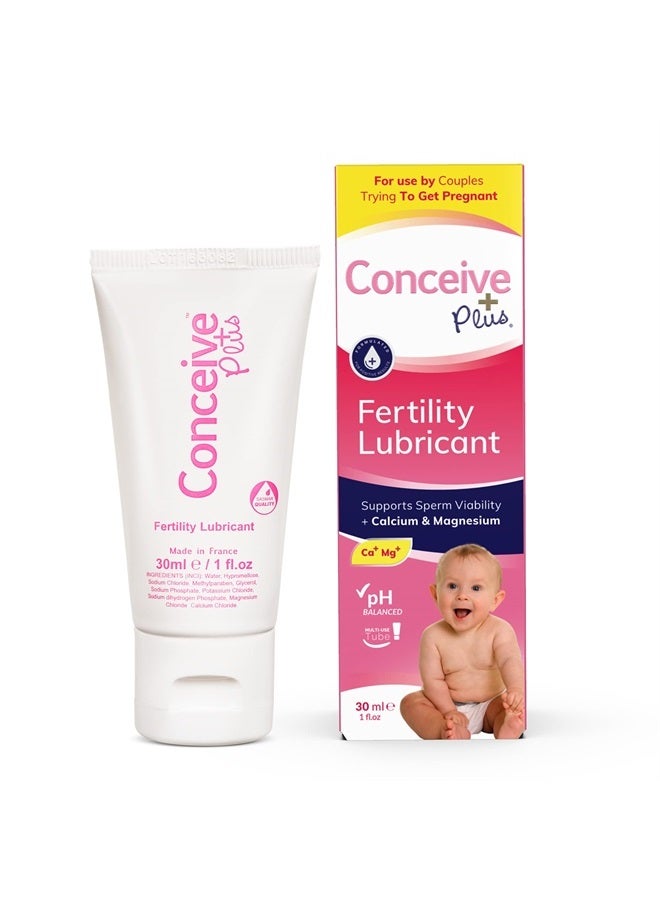 Conceive Plus زيت التشحيم الشخصي الصديق للخصوبة من كونسيف بلس، آمن للاستخدام أثناء محاولة الحمل، - 1 أونصة - Image 1
