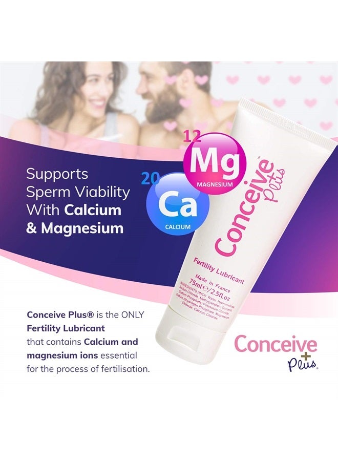 Conceive Plus زيت التشحيم الشخصي الصديق للخصوبة من كونسيف بلس، آمن للاستخدام أثناء محاولة الحمل، - 1 أونصة - Image 3