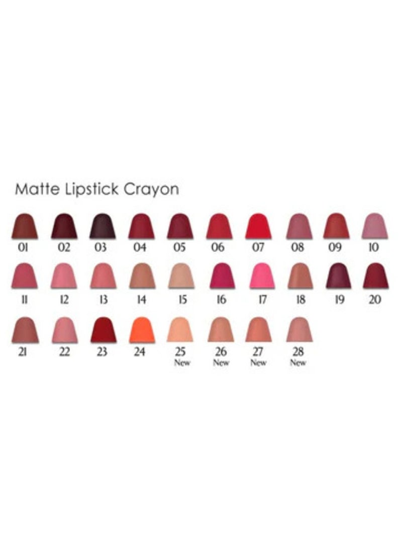 Golden Rose Matte Lipstick Crayon N18 - Image 3