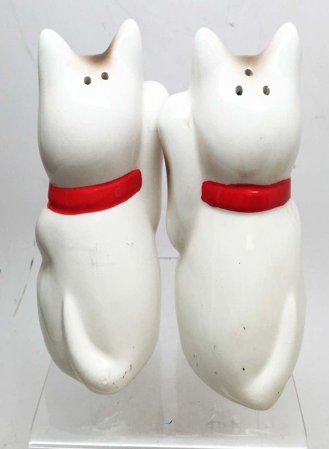 Attractives se Maneki Neko Cats Ceramic Magnetic Salt Pepper SHAKERS ATTRACTIVES! - Image 2