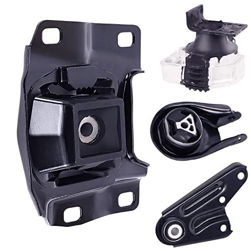 Stegewop Engine Motor & Transmission Mount Kit 4pcs Compatible with Fits 2004 2005 2006 2007 2008 2009 Mazda 3 2.0L/2.3L Without Turbo A4404 A4405 A4418 A5312 - Image 1