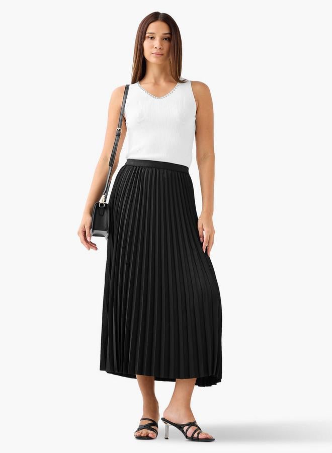 2Xtremz Maxi Pleated Skirt with Elasticated Waist - Image 3