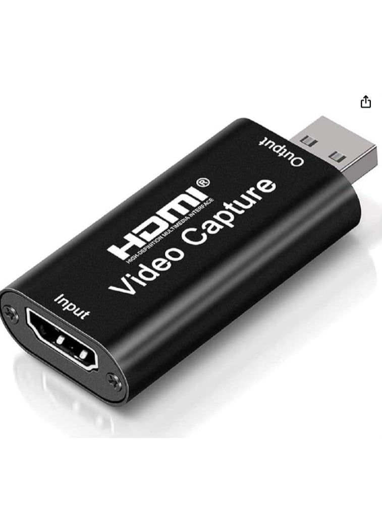 Reacon 4K HDMI Video Capture Card , Cam Link  Card Game Capture Card Audio Capture Adapter HDMI to USB 2.0