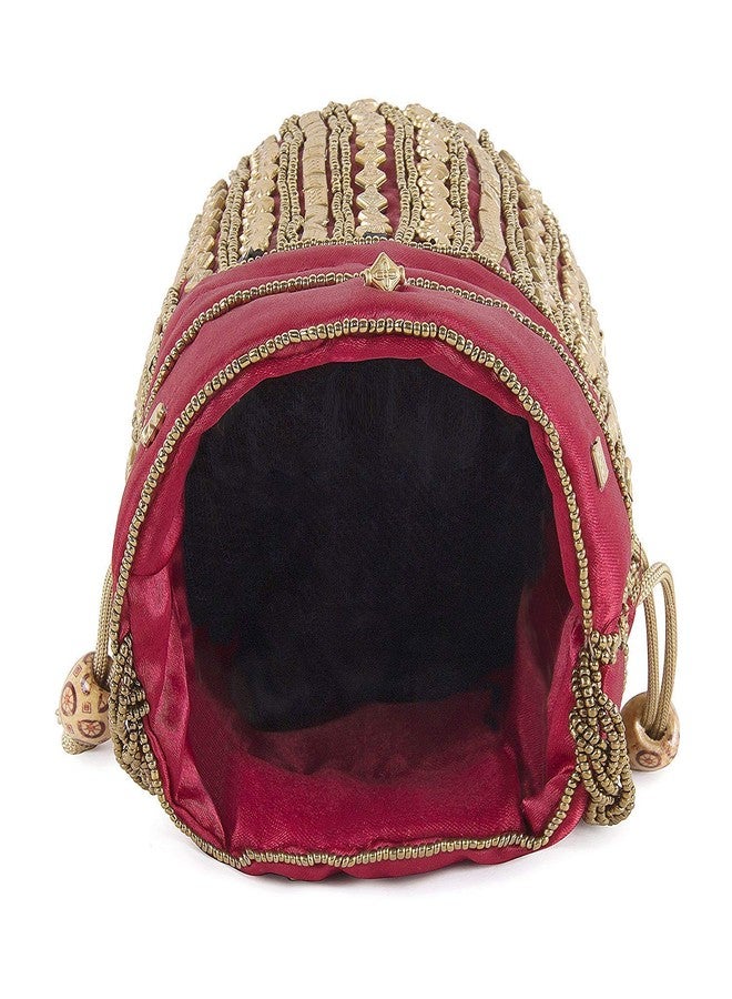 Fancy Walas حقيبة بوتلي نسائية من فانسي والاس (لون عنابي) - Image 3