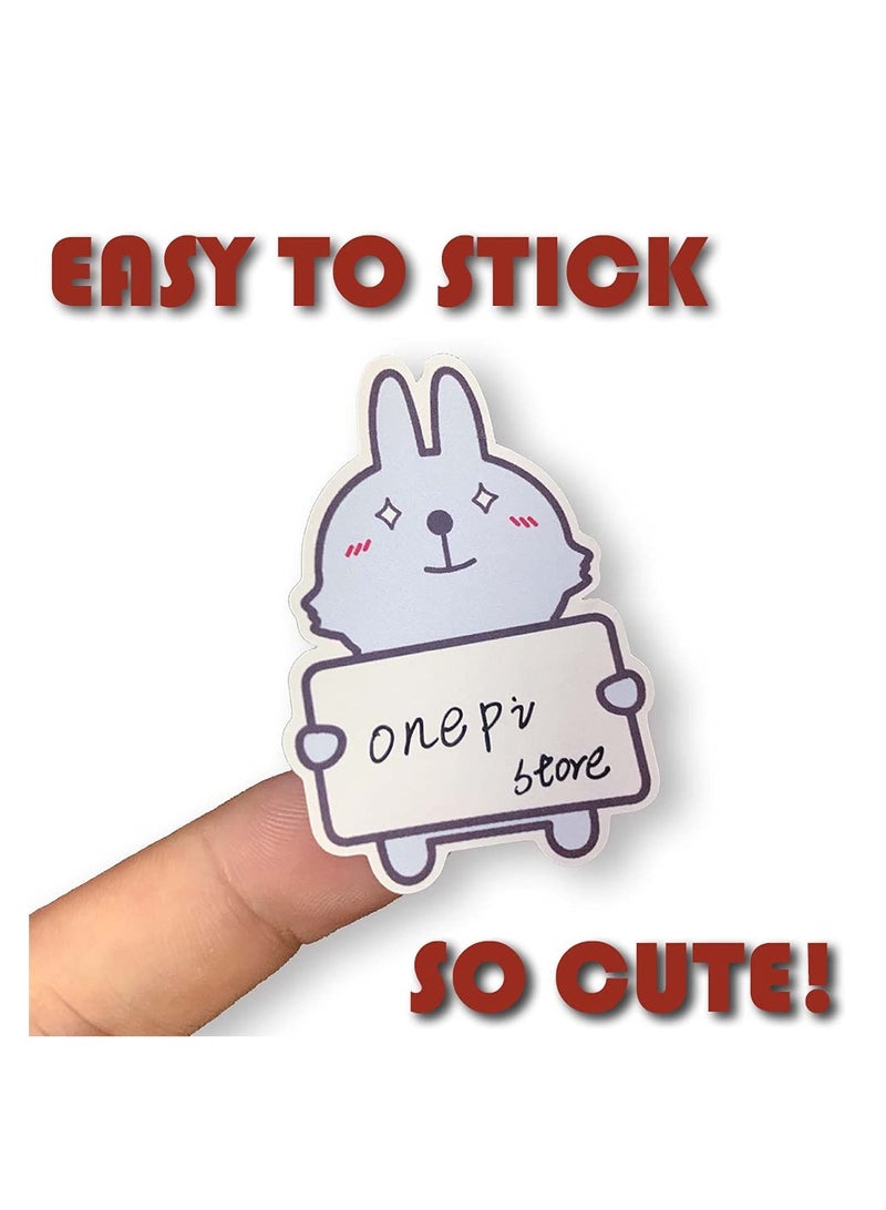 30 Pcs Cute Bunny-Shaped Name Tag Stickers for Kids - Adorable Cartoon Labels for Classroom, Home, and Teacher Incentives - Perfect for School Supplies! - Image 3
