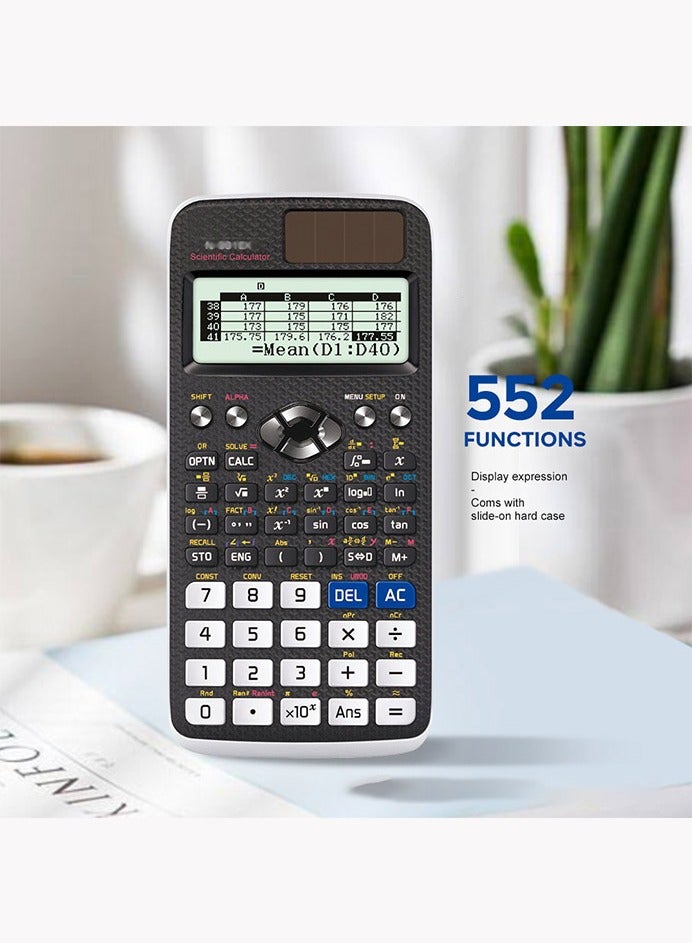 OASIS DESERT Scientific Calculator, Function Calculator, 552 Functions for Solving Complex Equations - Image 2